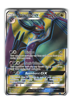 Noivern GX 141/147 Sun & Moon Burning Shadows Ultra Rare Holo Pokemon Card - Image 1