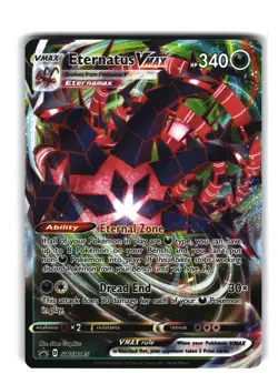 Eternatus VMAX SWSH045 Holo Black Star Promo Pokemon Card - Image 1