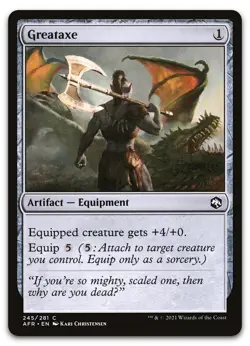 Greataxe #245 (NM) Forgotten Realms AFR Magic MTG - Image 1