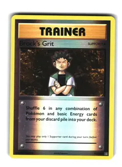 Brock’s Grit 74/108 Reverse Holo Rare XY Evolutions Pokemon Card - Image 1
