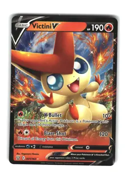 Victini V 021/163 Battle Styles Ultra Rare Pokemon Card - Image 1