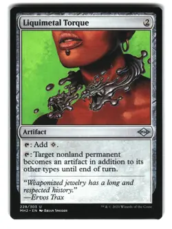 Liquimetal Torque 228/303 Modern Horizons 2 MH2 MTG Card - Image 1