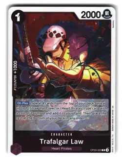 Trafalgar Law OP09-069 Rare One Piece Card Game - Image 1