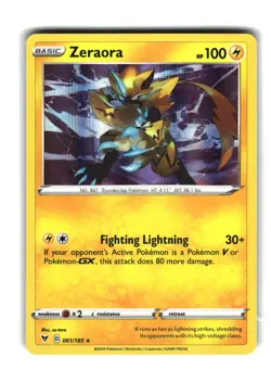 Zeraora 061/185 Rare Vivid Voltage Pokemon Card Holo - Image 1