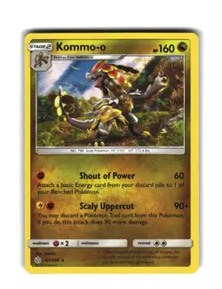 Kommo-o 163/236 Rare Unified Minds Pokemon Card Holo - Image 1