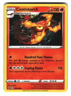 Centiskorch SWSH048 Rare Sword & Shield Black Star Promo Pokemon Card Holo - Image 1