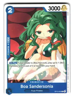 OP13-050 Boa Sandersonia C Kuja Pirates One Piece Card Game - Image 1