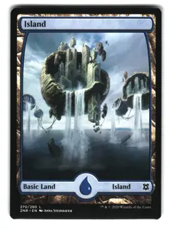 Island 270/280 Full Art Basic Land MTG Zendikar Rising ZNR NM - Image 1