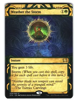 Magic the Gathering Weather the Storm STA 058/063 Strixhaven Mystical Archive MT - Image 1