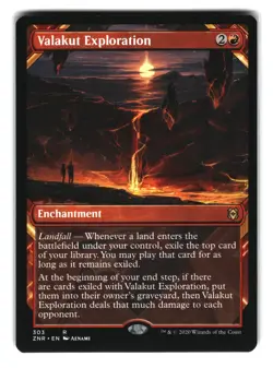 Magic the Gathering Valakut Exploration ZNR 303 Zendikar Rising MTG - Image 1