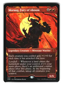 Moraug, Fury of Akoum (Showcase) M Zendikar Rising 300 NM - Image 1