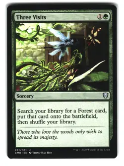 Three Visits U Commander Legends 261 NM - Image 1