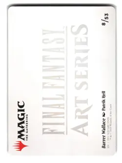 Wizards Barret Wallace Final Fantasy Art Series 8/53 Art Card - Image 2