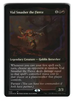 Vial Smasher the Fierce Foil Etched M Commander Legends 540 NM Foil - Image 1