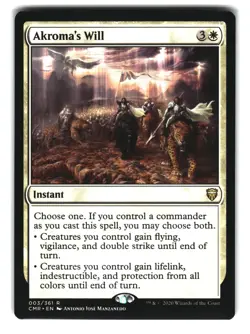 Akroma's Will R Commander Legends 3 NM - Image 1
