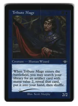 Tribute Mage Foil Etched U Modern Horizons 10 NM Foil - Image 1