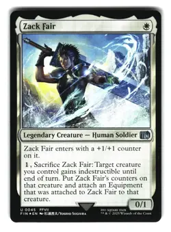 Zack Fair Extended Art U FINAL FANTASY 435 NM Foil - Image 1