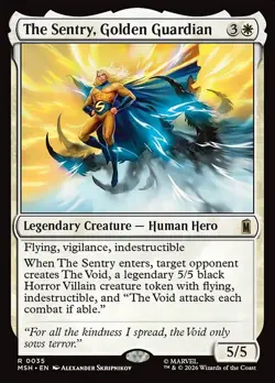 The Sentry, Golden Guardian 35 Regular MSH MTG - Image 1