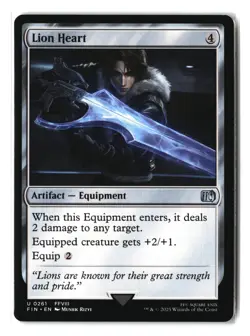 Final Fantasy Magic: The Gathering Lion Heart 261/764 - Image 1