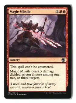 MTG Adventures in the Forgotten Realms Magic Missile 154/281 - Image 1