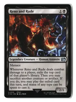 Final Fantasy Magic: The Gathering Reno and Rude - Image 1