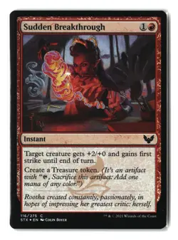 Sudden Breakthrough Strixhaven: School of Mages Foil MTG - Image 1