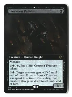 Forsworn Paladin (Extended Art) Adventures in the Forgotten Realms Foil MTG - Image 1