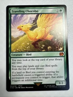 Magic The Gathering - Traveling Chocobo Final Fantasy NM - Image 1