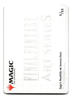 Sage's Noulliths 2025 Magic: The Gathering Final Fantasy Art Series Art Card - Image 2