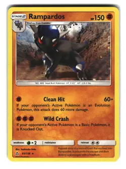 Rampardos 65/156 Holo Ultra Prism Pokemon Card - Image 1