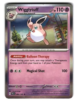 Wigglytuff 084/193 Holo Paldea Evolved Pokemon Card - Image 1