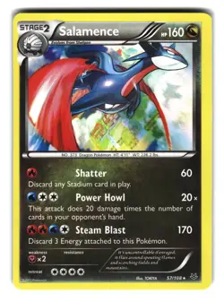 Salamence 57/108 Holo Rare Roaring Skies Pokemon Card - Image 1