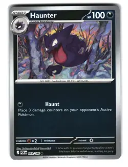 Haunter 049/088 Reverse Holo Paradox Rift Pokemon Card - Image 1
