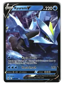 Kyurem V 048/196 Ultra Rare Chilling Reign Pokemon Card - Image 1