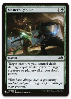 Master's Rebuke #202/302 (NM) List Reprints LIST LIST Magic MTG - Image 1
