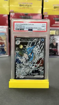 Kingdra ex 131 Sv: Scarlet & Violet Promo Card PSA 9 Pokemon - Image 1