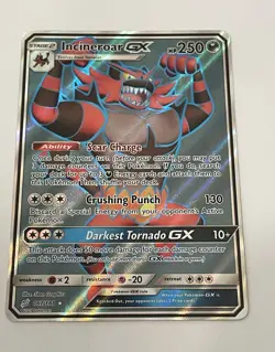 The Pokemon Company Incineroar GX 167/181 SM-Team Up Ultra Rare Full Art Holo - Image 1