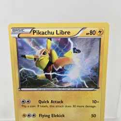 Pokemon Pikachu Libre 30/30 XY Trainer Kit Holo English 2016 80 HP - Image 2