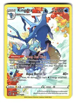 Kingdra TG03/TG30 Trainer Gallery Astral Radiance Pokemon Card - Image 1