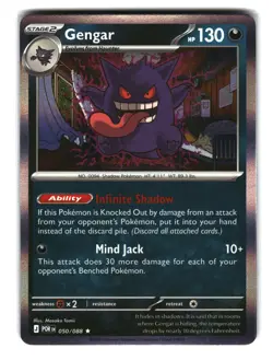 Gengar 050/088 Holo Pokemon Card - Image 1