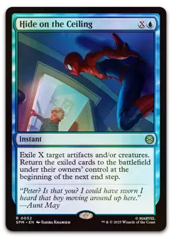 Hide on the Ceiling #32 (Foil) (NM) Spider-Man SPM Magic MTG - Image 1