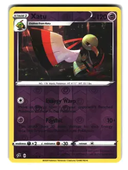 Xatu 077/192 Reverse Holo Rebel Clash Pokemon Card NM - Image 1