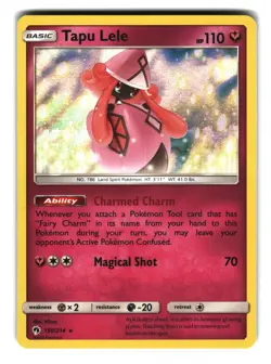 Tapu Lele 150/214 Holo Rare Star Unbroken Bonds Pokemon NM - Image 1