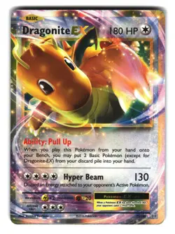 Dragonite EX 72/108 Full Art Pokemon Card - Image 1