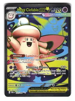 Mega Clefable ex 103/088 Ultra Rare Pokemon Card NM - Image 1