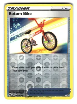 Rotom Bike 063/073 Champion’s Path Trainer Item Pokemon Card - Image 1
