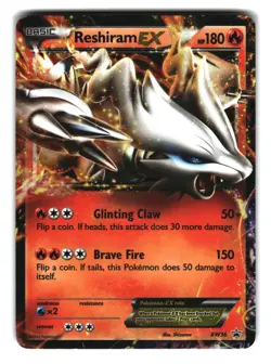 Reshiram EX BW36 Black Star Promo Full Art Pokemon Card - Image 1