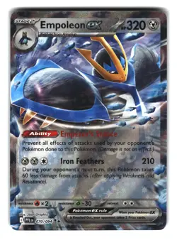 Empoleon ex 070/094 Holo Pokemon Card NM - Image 1
