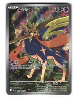 Zacian 100/094 Holo Rare Pokemon Card NM - Image 1