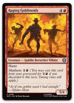 Raging Goblinoids #85 (NM) Spider-Man SPM Magic MTG - Image 1